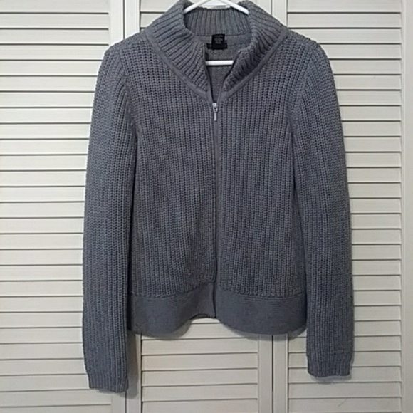 Ann Taylor Sweaters - Ann Taylor bulky knit zip up sweater